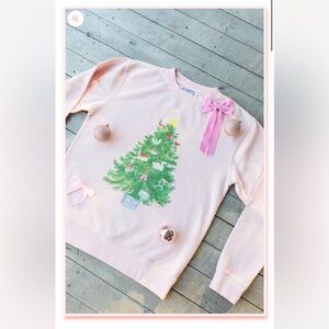 Living Fully Twelve Days of Christmas Sweatshirt in Pigment Dusty Pink